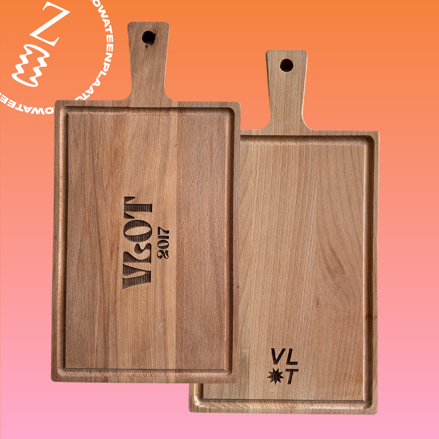 Borrelplank (gegraveerd)